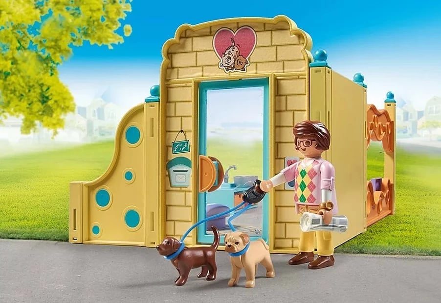 Set lodrash Playmobil My Life Puppy House 71743, 94 pjesë, plastikë