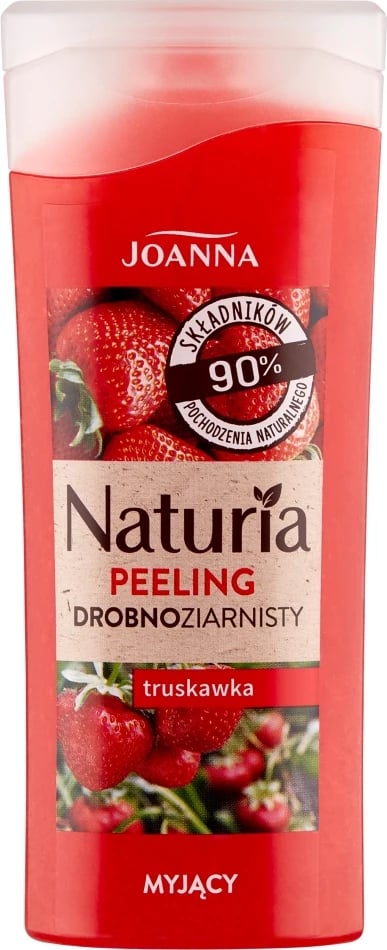 Peeling trupi për femra Joanna Naturia Fine Grain Strawberry, 100g