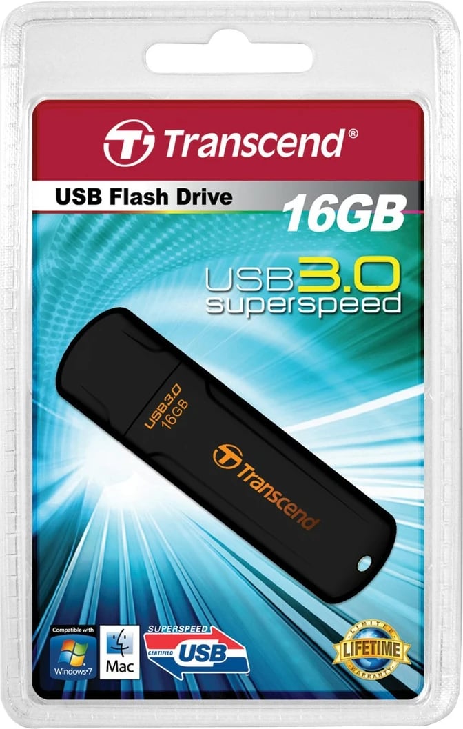 USB flash Transcend JetFlash 700 16GB, USB 3.2, zi