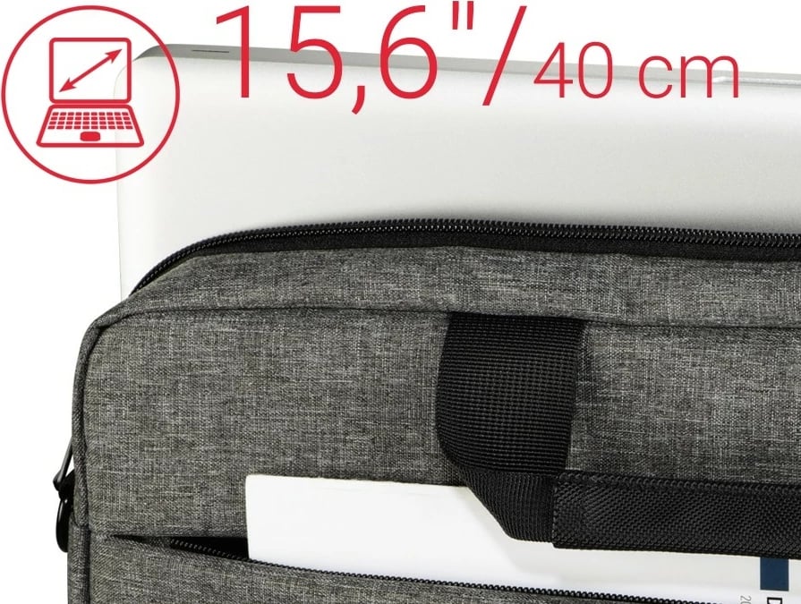 Çantë laptopi Hama Terra 15.6", gri