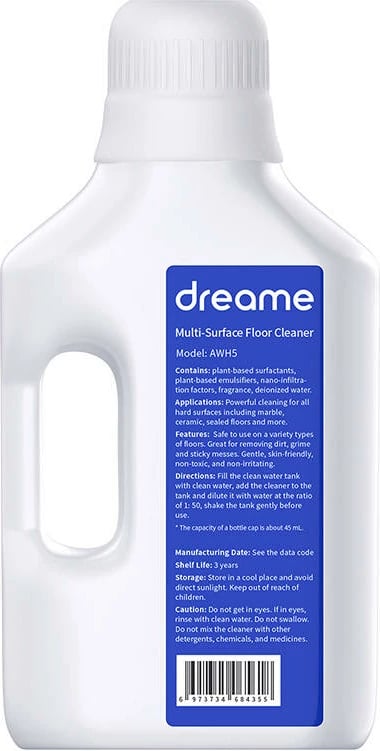 Lëng pastrimi për sipërfaqe të forta Dreame, model AWH10, për H11/H11max/H12/M12/H12Pro/H12core/H12 Dual