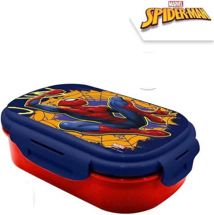 Kuti ushqimi Spiderman Euroswan me takëm, 22x16x7cm