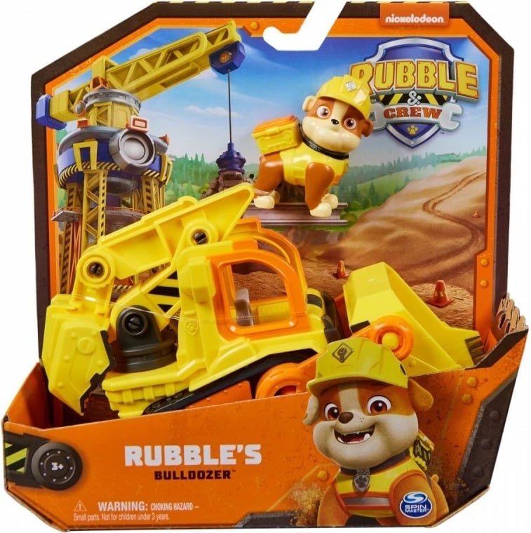 Buldozer lodër SPIN MASTER Rubble & Crew, Portokalli