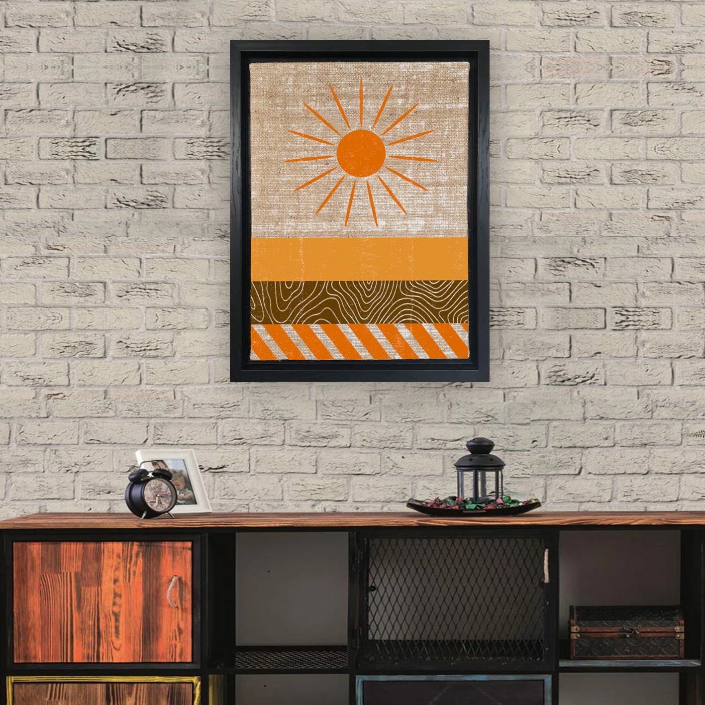 Pikturë dekorative në kanavacë, shumëngjyrëshe, Wallity, LSJ318122299783 - 4666, 46x66cm