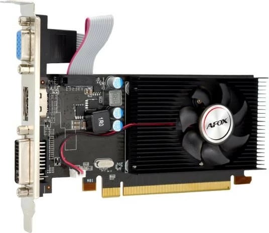 Kartë grafike, AFOX, Radeon R5 230 (AFR5230-1024D3L5), 1GB DDR3, 64-bit, PCI-E 2.0, HDMI DVI VGA, profil i ulët