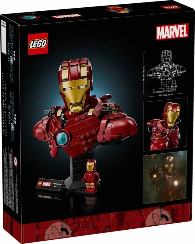 Set LEGO Marvel bust Iron Man