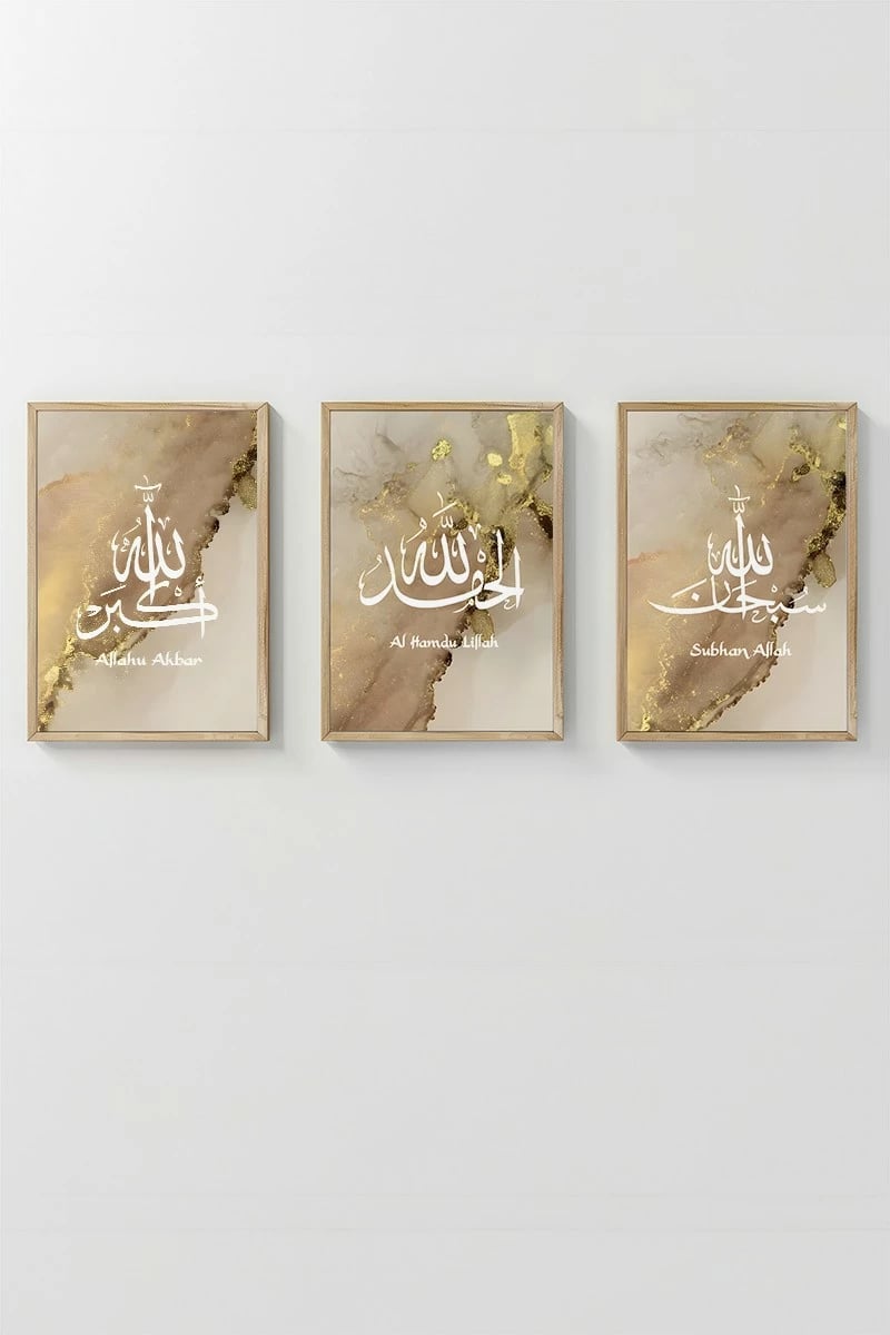 Pikturë dekorative me kornizë (3 copë), Wallity, Artsycllct1