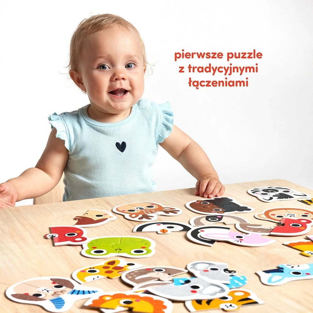 Puzzle fytyra për fëmijë CzuCzu First Puzzle Set, 36 pjesë, shumëngjyrëshe
