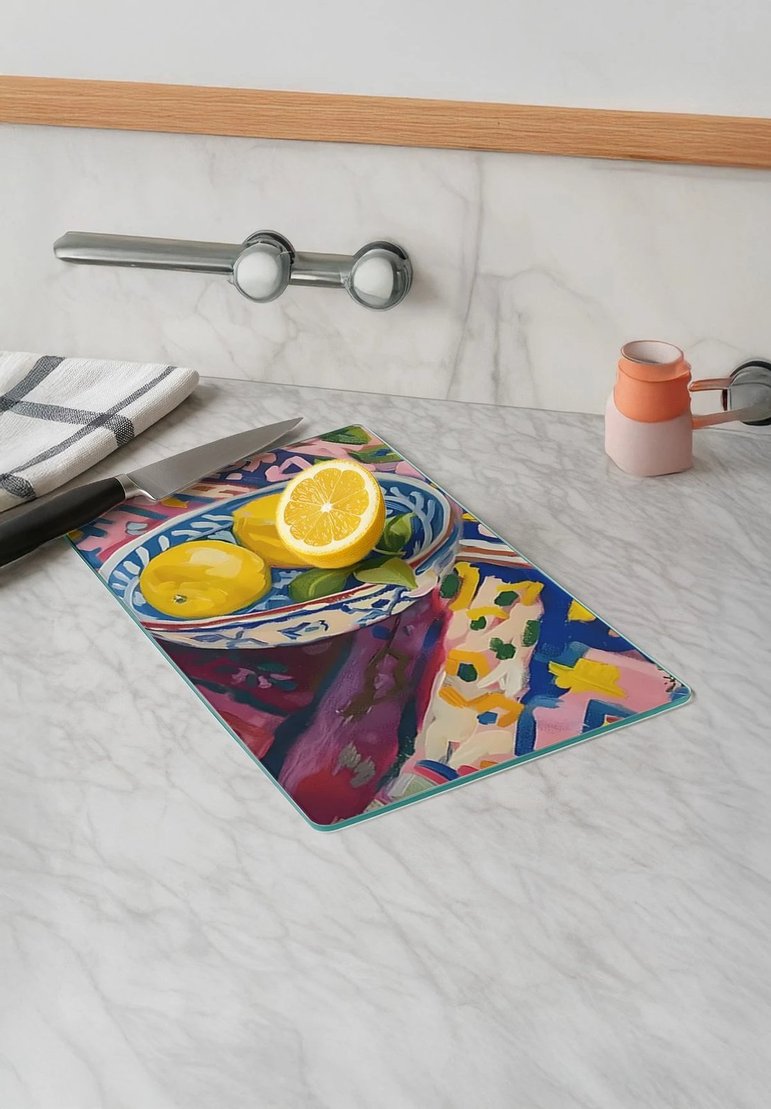 Dërrasë prerëse Hermia, shumëngjyrëshe, Kes-00025, 30x40cm Dërrasë prerëse Hermia, shumëngjyrëshe, Kes-00025, 30x40cm