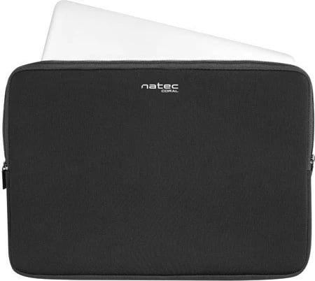 Mbështjellës laptopi Natec Coral, 15.6 inç, Neopren, i zi Mbështjellës laptopi Natec Coral, 15.6 inç, Neopren, i zi