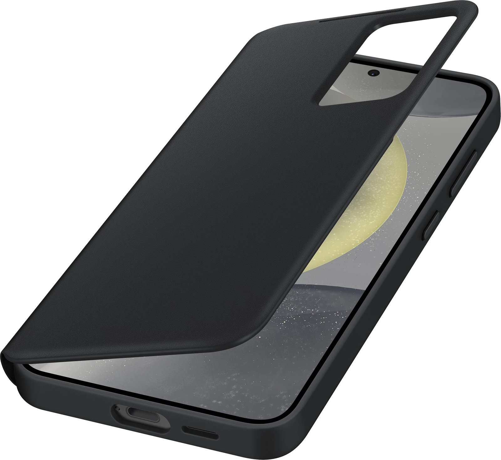 Mbështjellës Samsung Smart View Wallet EF-ZS921CBEGWW për Galaxy S24, i zi