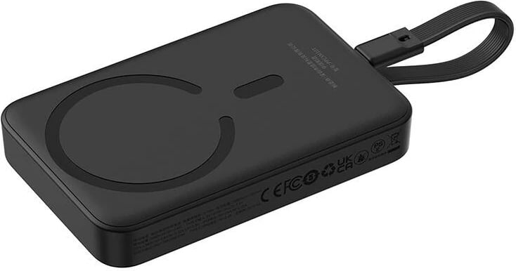 Powerbank Baseus Magnetic Mini 10000mAh, USB-C 30W MagSafe, e zezë