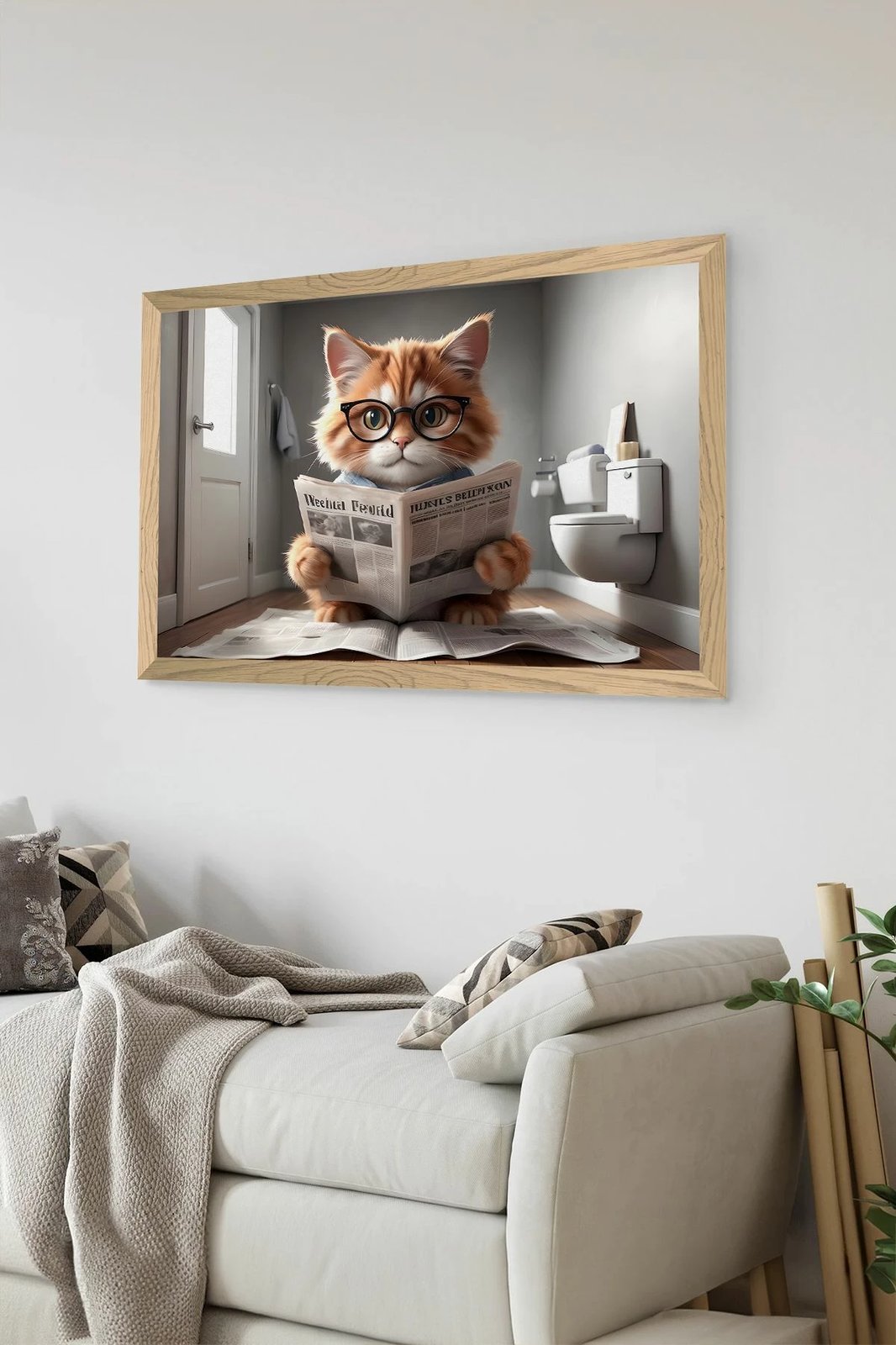 Pikturë dekorative, shumëngjyrëshe, Wallity, Arthynmodelyty3348-52, 33x48cm