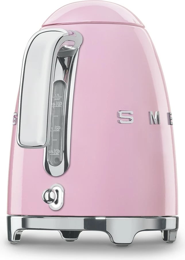 Ibrik elektrik SMEG KLF03PKEU, 1.7L, 2400W, rozë