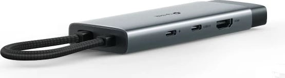 USB hub TP-Link UH7020C, 7 porte, HDMI, USB 3.2, Type-C, lexues kartelash, argjend