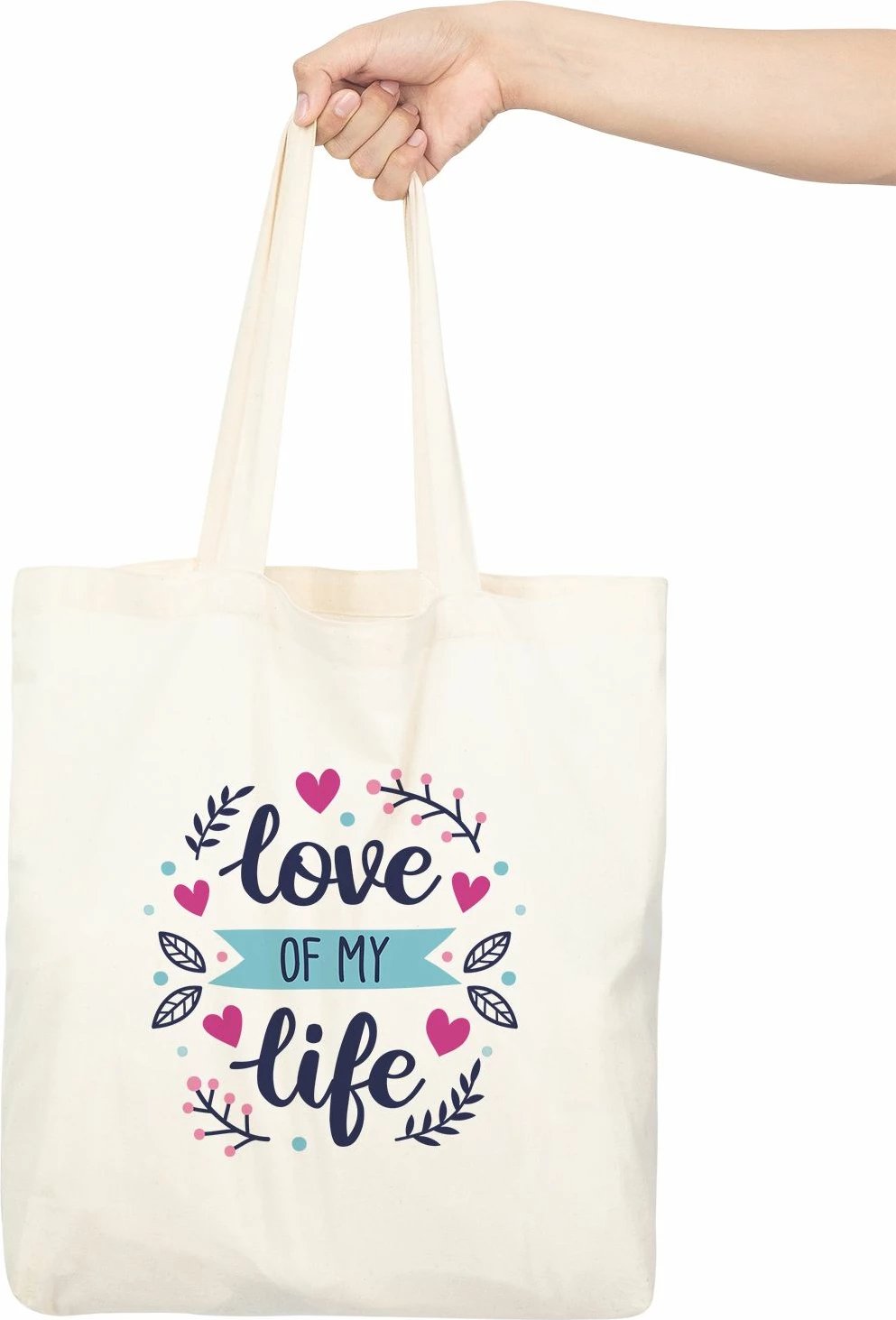 Çantë tote Zoozie Bags, model 18, shumëngjyrëshe, 35x40cm