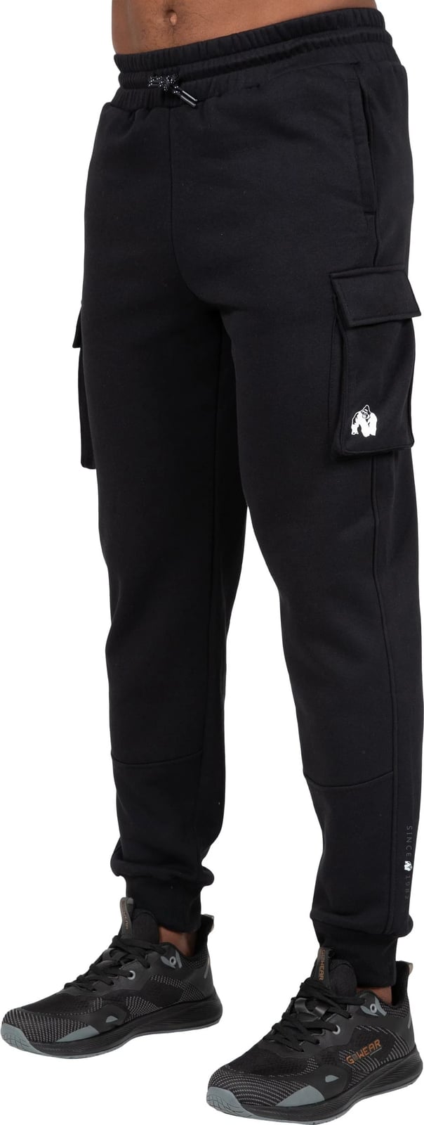 Pantallona sportive Hudson Cargo - të zeza