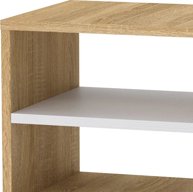 Komodinë Mason sonoma-bardhë 40x32x40cm