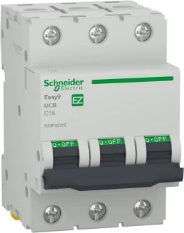 Siguresë Automatike 3P, C 16A, 6kA - Schneider