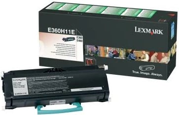 Toner Lexmark E360H11E, origjinal, rendiment 9000 faqe, i zi