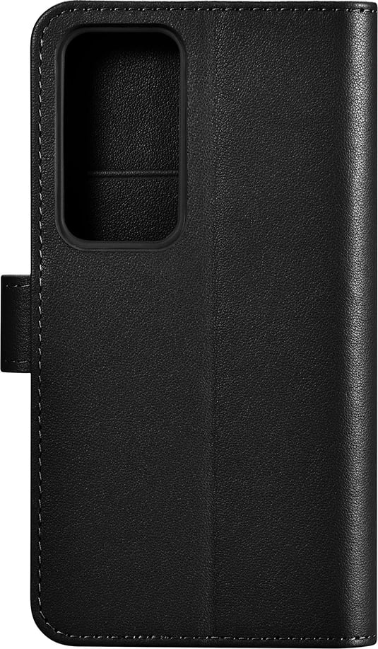 Mbështjellës iCarer Haitang Wallet për Samsung Galaxy S23, lëkurë, i zi