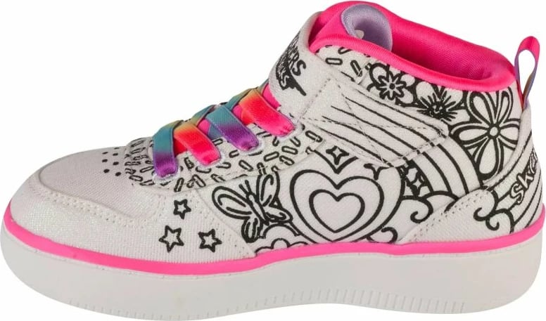 Atlete fëmijë Skechers, të bardha