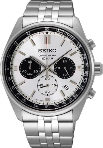 Orë dore për meshkuj SEIKO SSB425P1, argjend