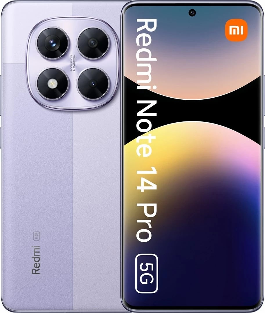 Celular Xiaomi Redmi Note 14 Pro, 6.67", 12+512GB,  5G, vjollcë    