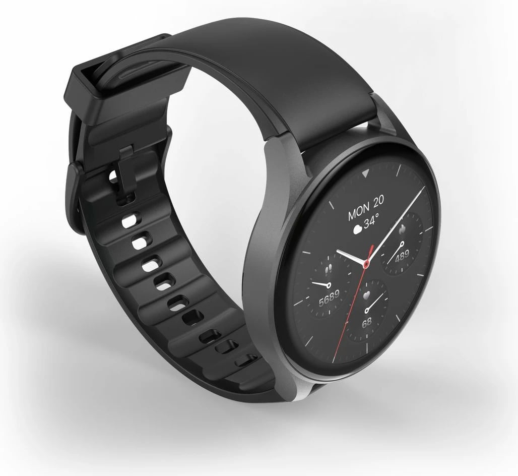Smartwatch Hama 8900 GPS AMOLED 1.43", rrip silikoni, e zezë Smartwatch Hama 8900 GPS AMOLED 1.43", rrip silikoni, e zezë
