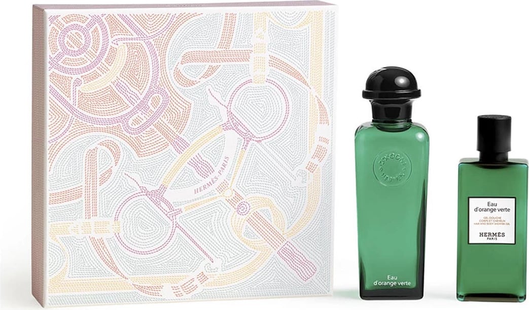Set Eau de Toilette unisex Hermès Eau Orange Verte 100ml + Gel De Baño 80ml