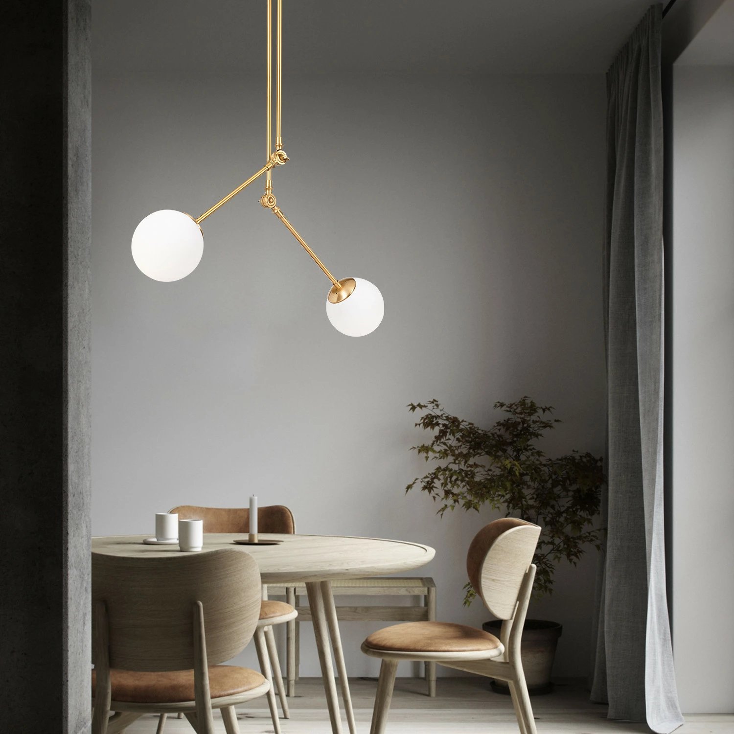 Llambadar Opviq, Cambaz - 3452, ngjyrë ari dhe e bardhë