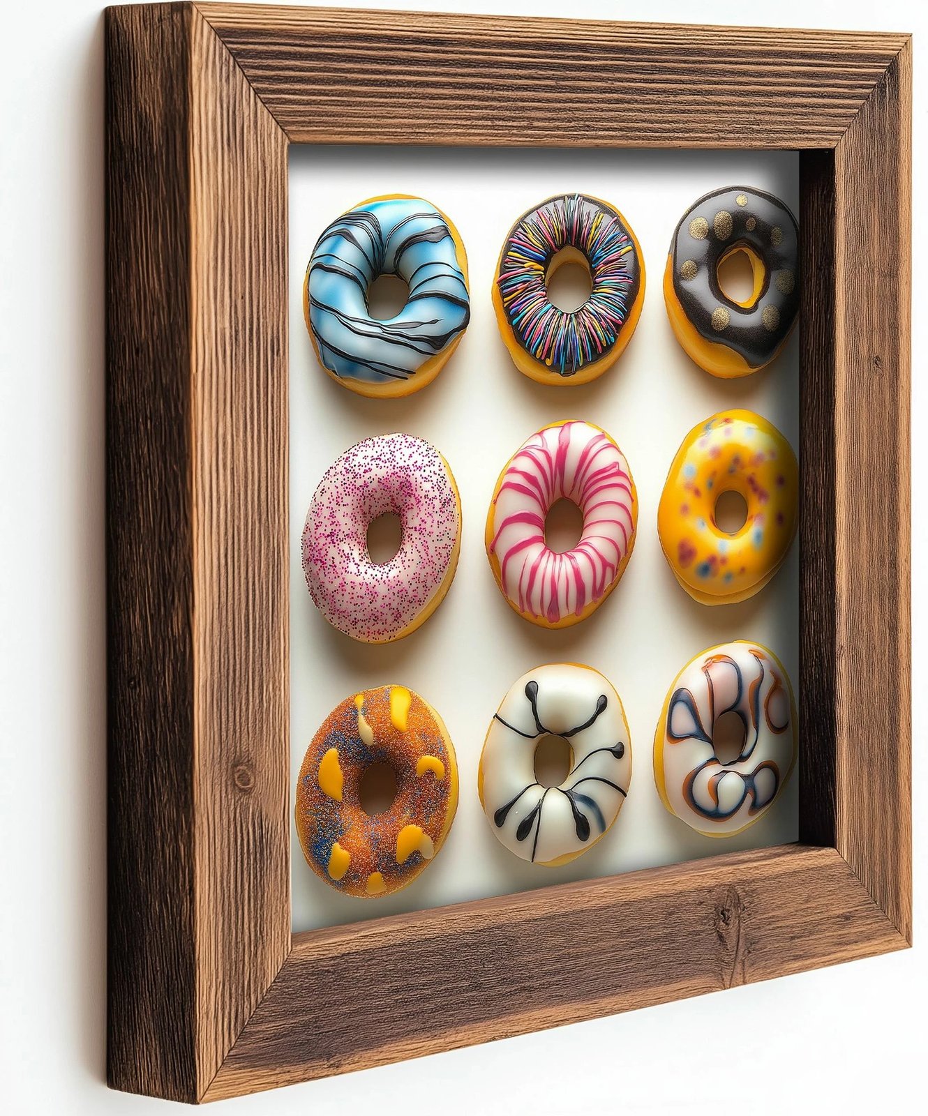 Pikturë dekorative me kornizë, MDF, set prej 3 copësh, Wallity, UKZM062