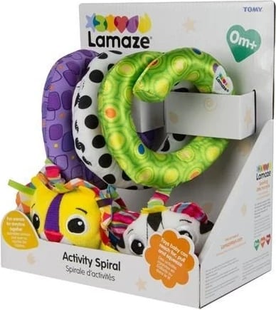 Lodër spirale aktiviteti TOMY Lamaze, shumëngjyrëshe