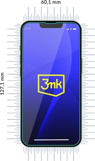 Mbrojtës ekrani 3mk FlexibleGlass për iPhone 13 mini, Transparent