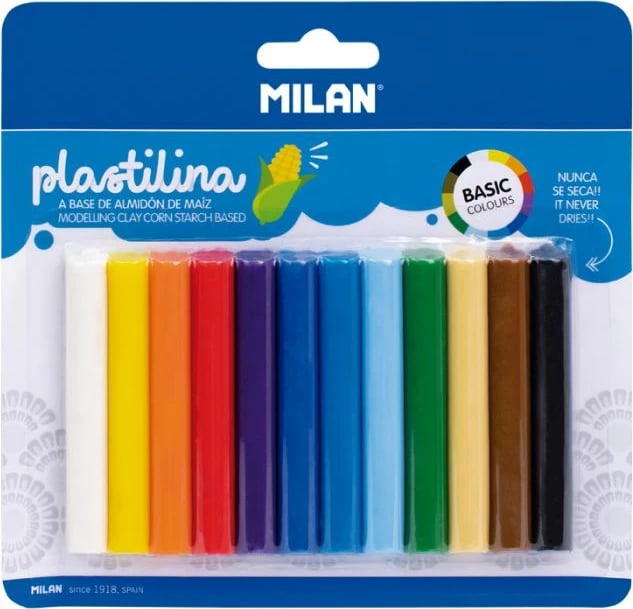 MILAN PLASTELINA 140GR 1/12 914712