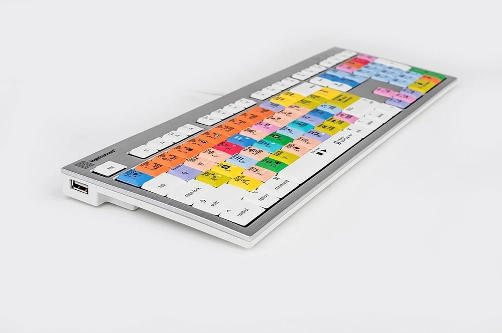 Tastierë LogicKeyboard Logic Pro X2 ALBA FR për Mac, shumëngjyrëshe