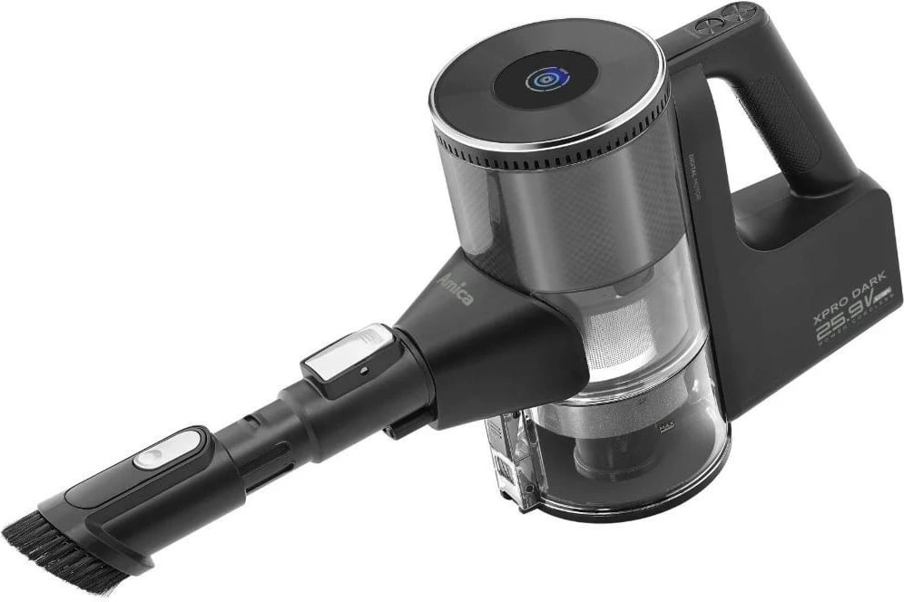 Fshesë vertikale Amica VM X Pro Dark, pa qese, 0.7L, e zezë Fshesë vertikale Amica VM X Pro Dark, pa qese, 0.7L, e zezë