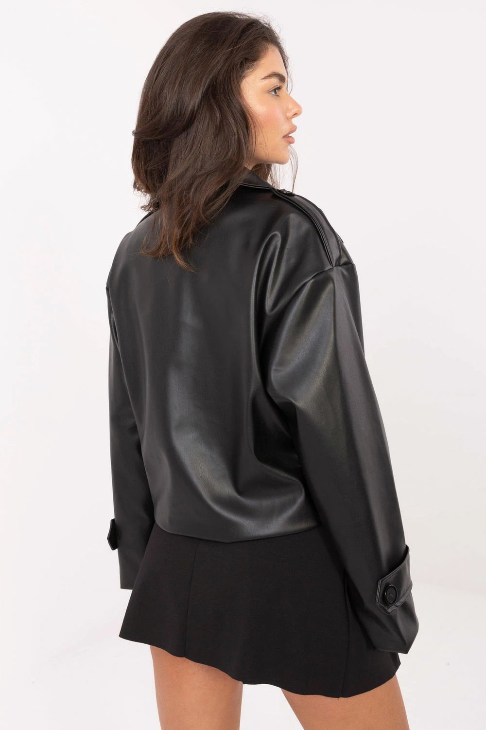 Pallto trench për femra Rue Paris 217551, e zezë