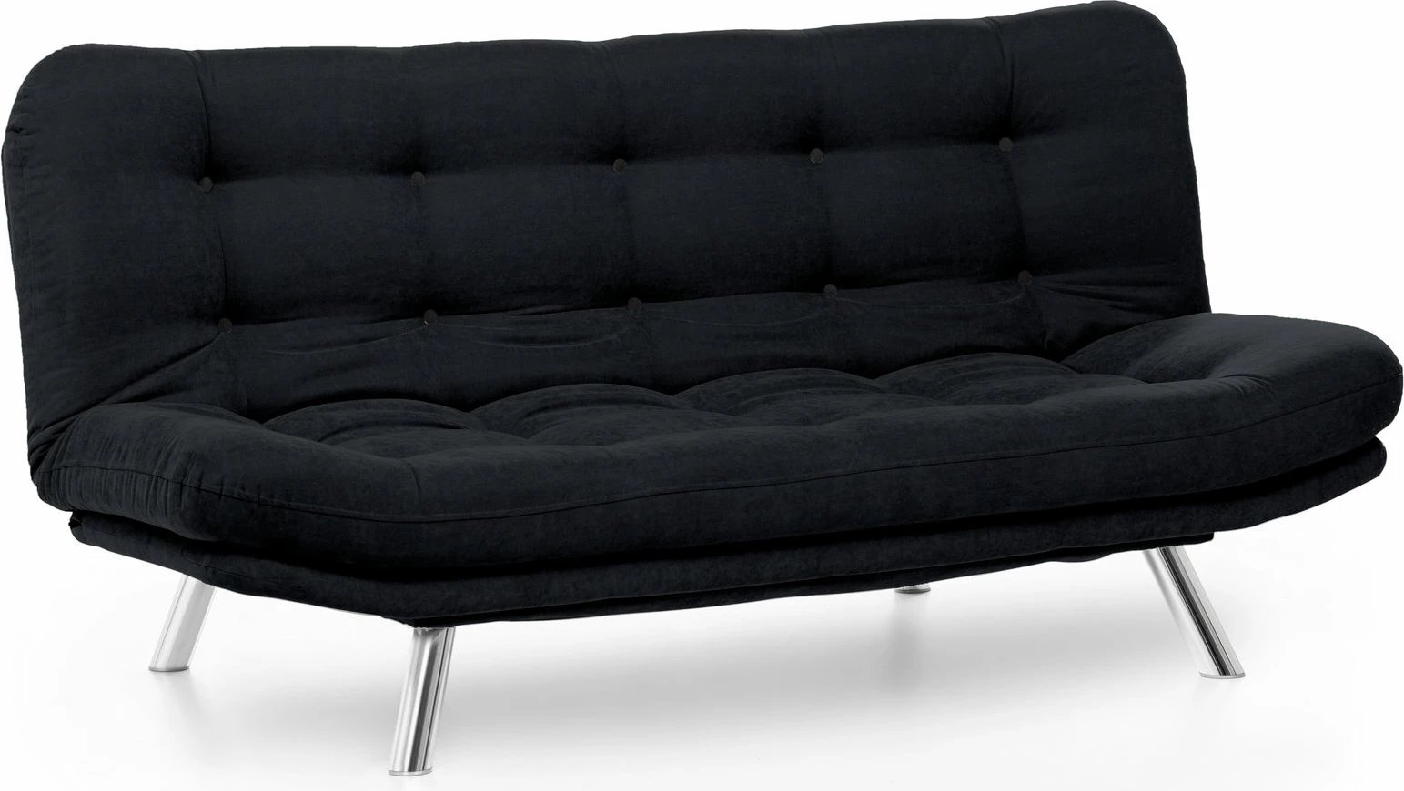 Divan-krevat treshe, Atelier del Sofa, Misa Sofabed, ngjyrë e zezë