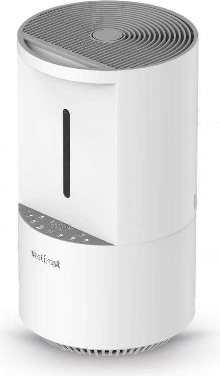 Lagështues ajri, Vestfrost VP-H2I40WH, avullues, 4 L, UV-C LED + Plasma ION, sensor lagështie, WiFi, i bardhë