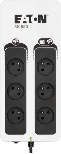 UPS Eaton 3S 700 FR, 700 VA, 420 W, 8 dalje Schuko, USB, Zezë