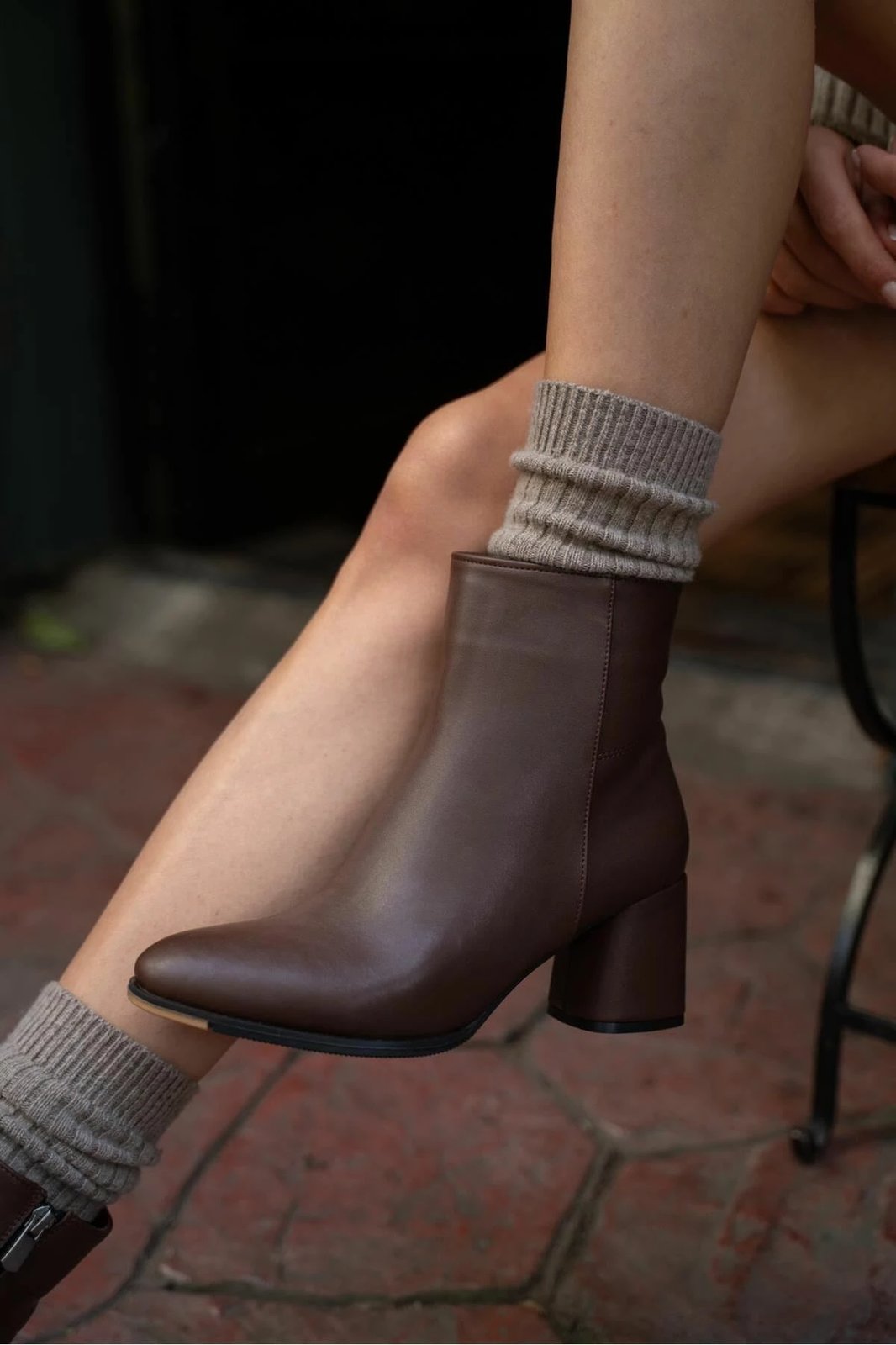 Çizme për gra, ngjyrë kafe, Jumeon MK1345021KR20-003