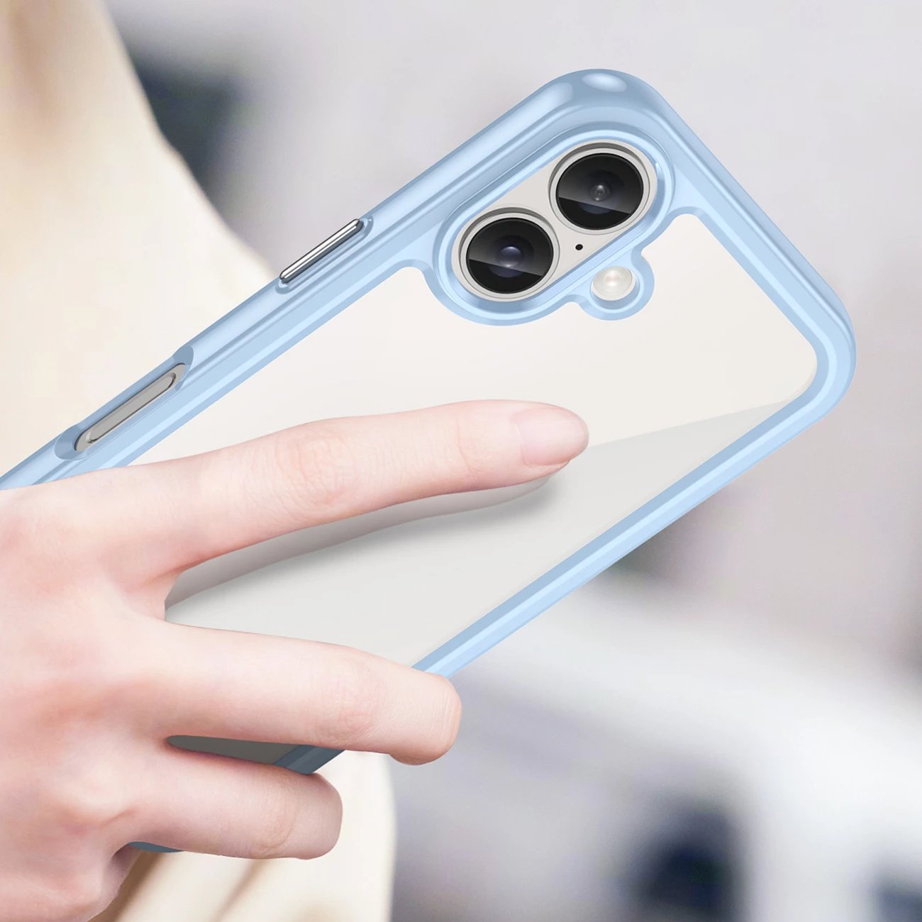 Mbështjellës Hurtel Outer Space Case për iPhone 16 Plus, kaltër
