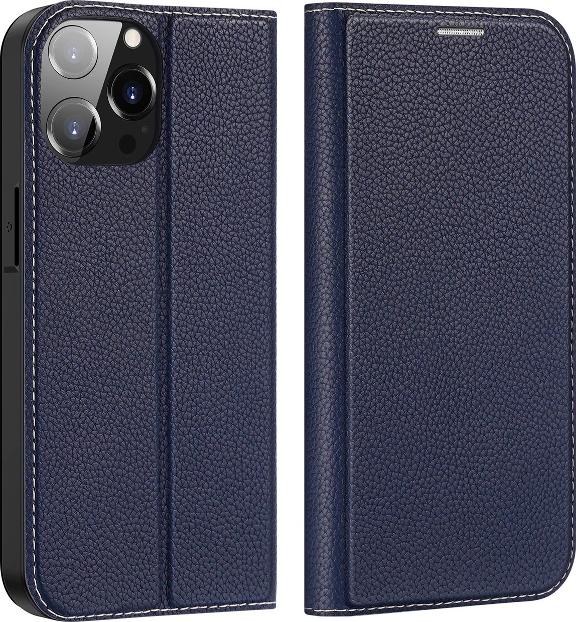 Mbështjellës Dux Ducis Skin X2 për iPhone 14 Pro Max, me kapak magnetik, Blu
