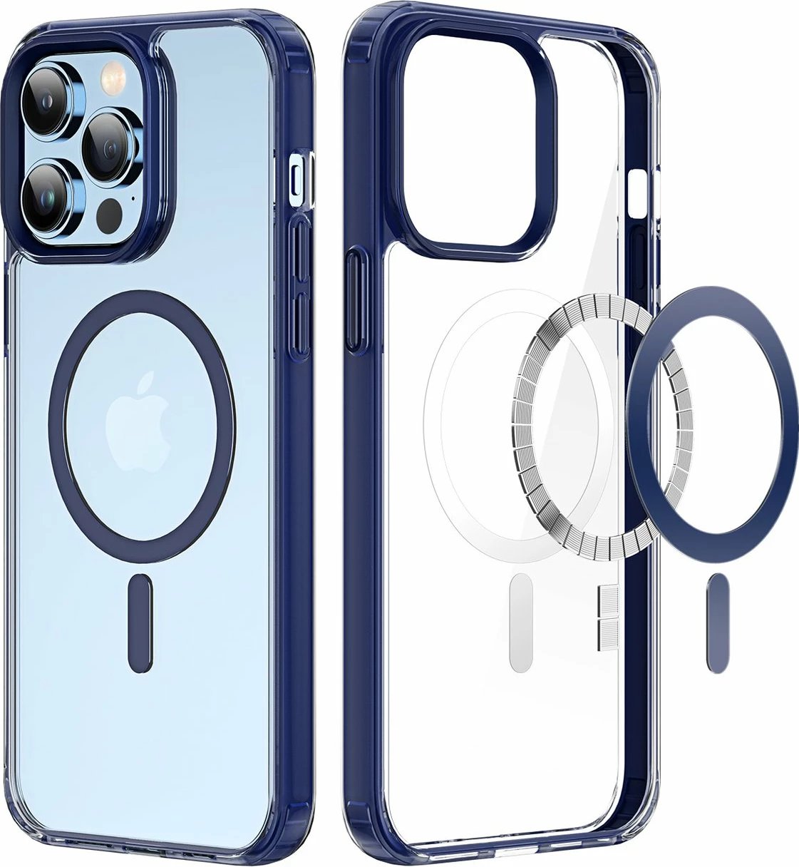 Mbështjellës Dux Ducis Clin2 për iPhone 14 Pro, MagSafe, kaltër