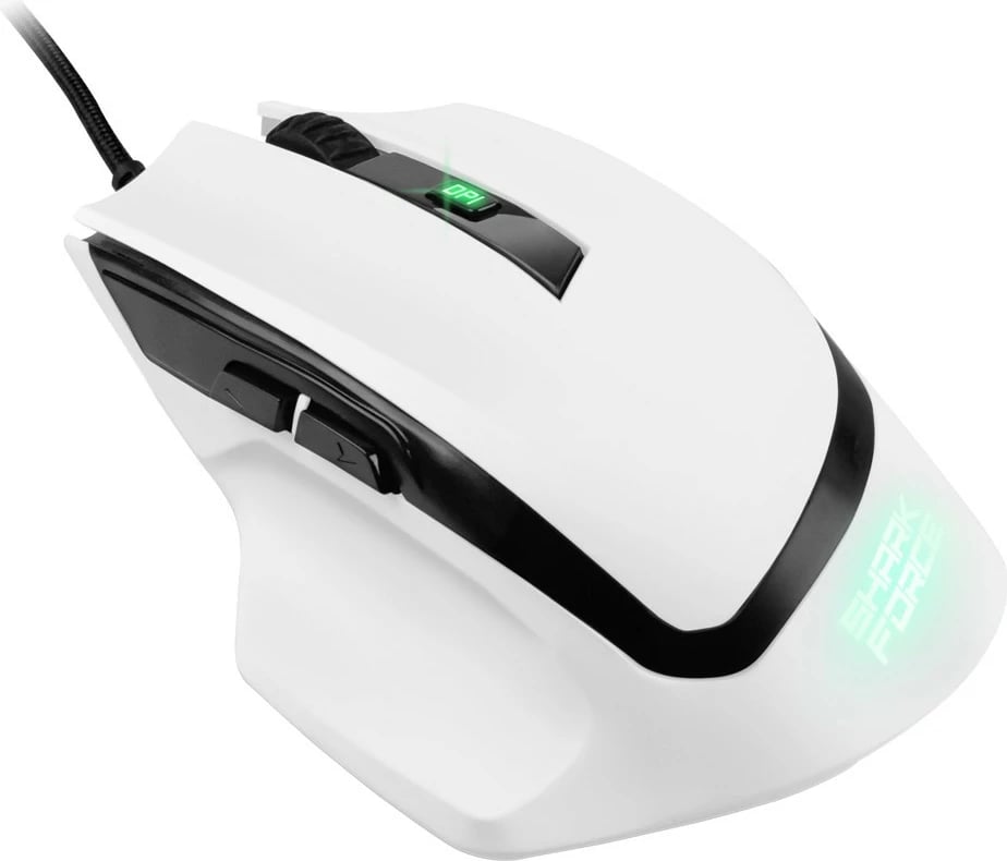 Maus Sharkoon SHARK Force II, 4200 DPI, e bardhë