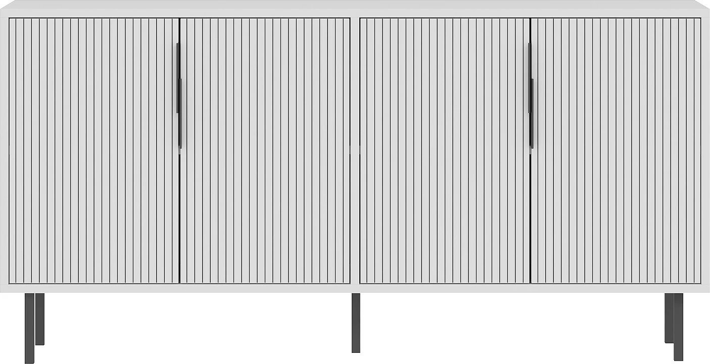 Konsolë Skye Decor, ngjyrë e bardhë, Clara