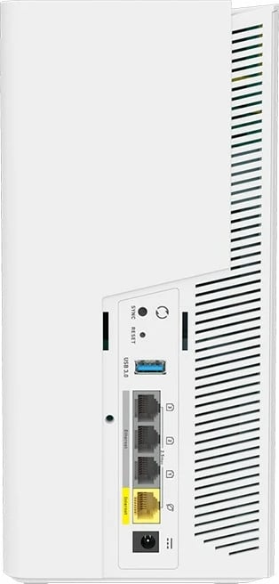 Sistem mesh Wi‑Fi 7 router, MSI Roamii BE Pro MRBE110, tri-band, 4x 2.5GbE, USB 3.0, i bardhë, set 2‑copë