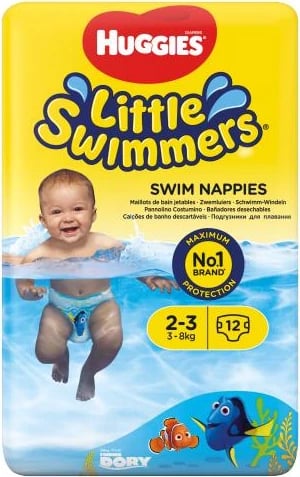 Pelena për bebe Huggies Little Swimmers, 12 copë