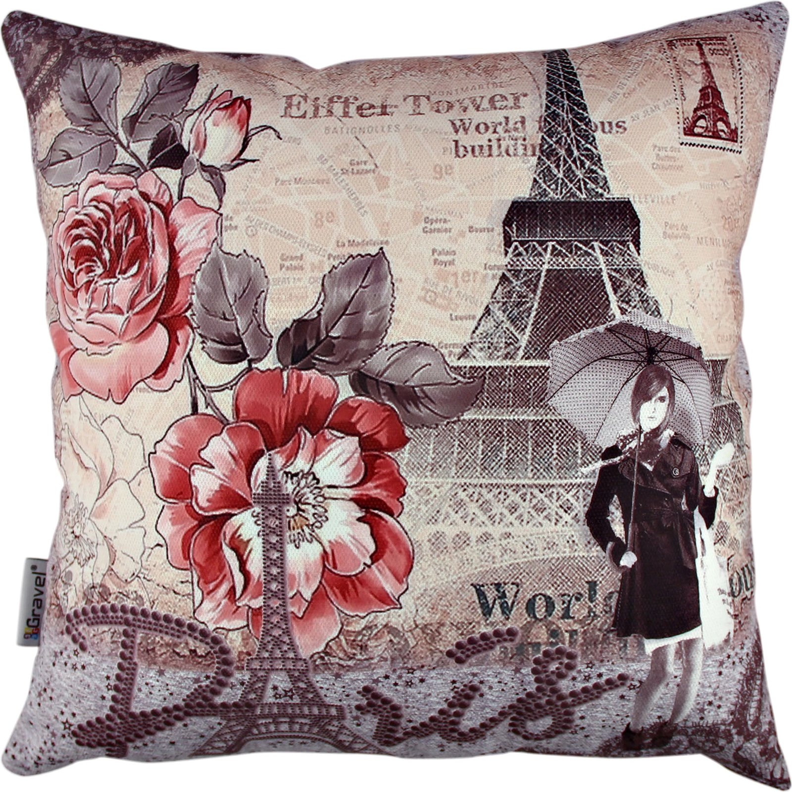 Jastëk Evila Originals, shumëngjyrësh, A10842, 43x43cm